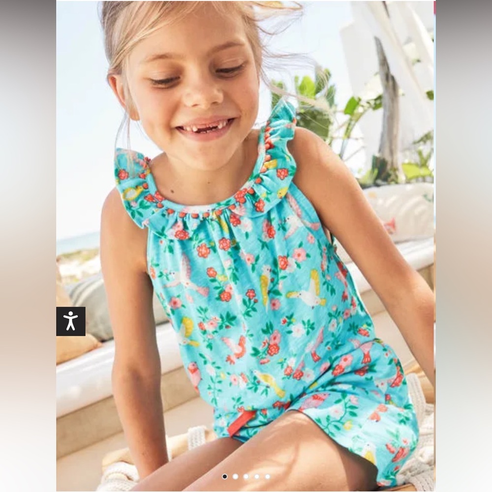 Mini Boden jersey romper